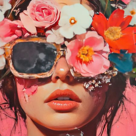 Lay back your the girl with the flowers in her hair who releases her inhibitions experiencing limitless spiritual erotic sensation.